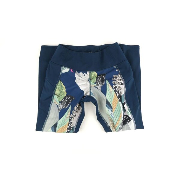 Athleta Blue Floral Print Tight XSP - Picture 4 of 11